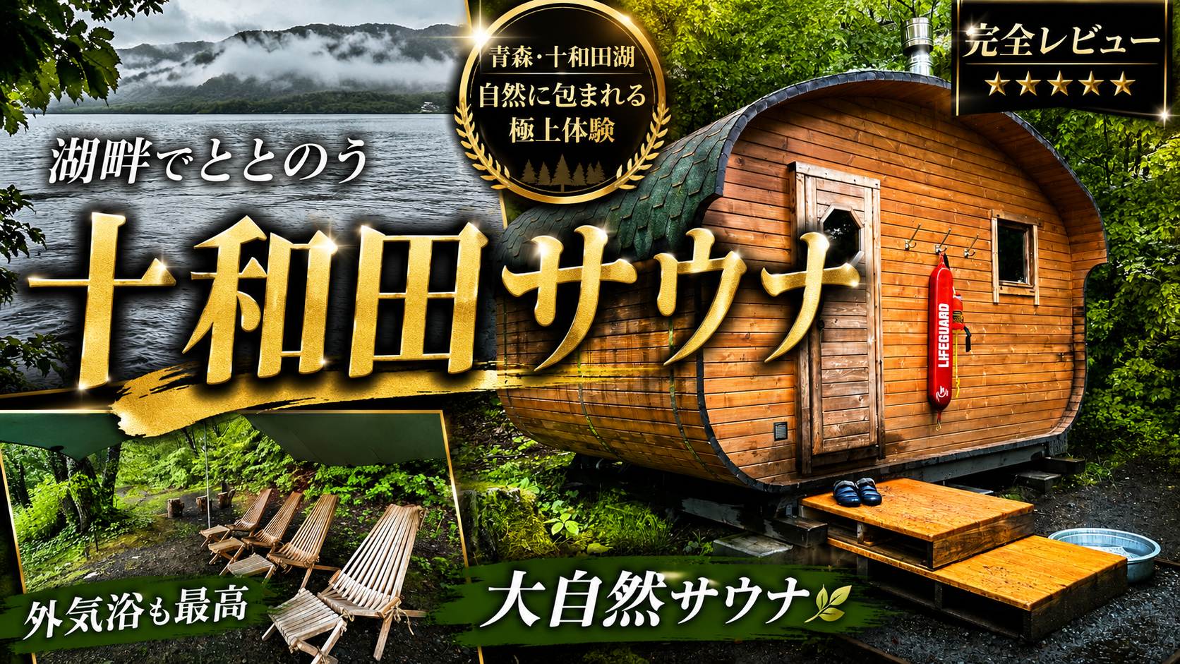 【レビュー】十和田サウナで湖に飛び込んだらブチ飛んだ件。