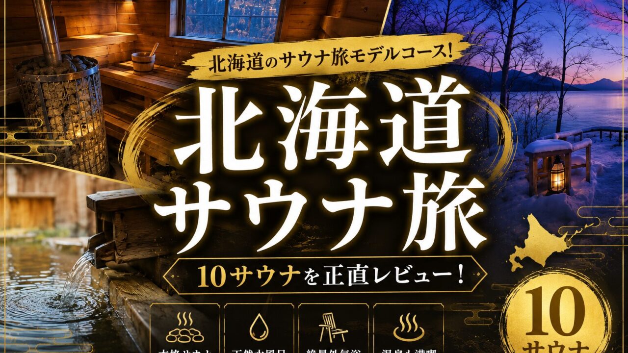 北海道のサウナ旅モデルコース！10サウナを正直レビュー！
